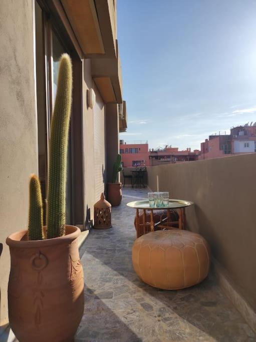 マラケシュPlein Centre Marrakech, Grand Balcon Filantアパートメント エクステリア 写真