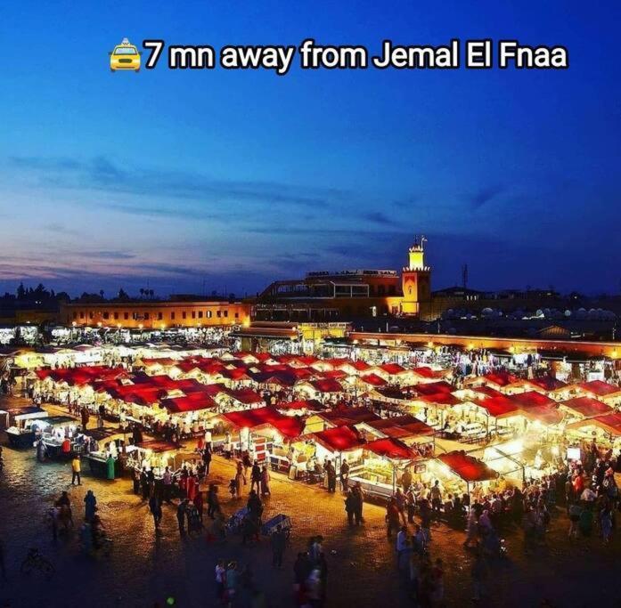 マラケシュPlein Centre Marrakech, Grand Balcon Filantアパートメント エクステリア 写真